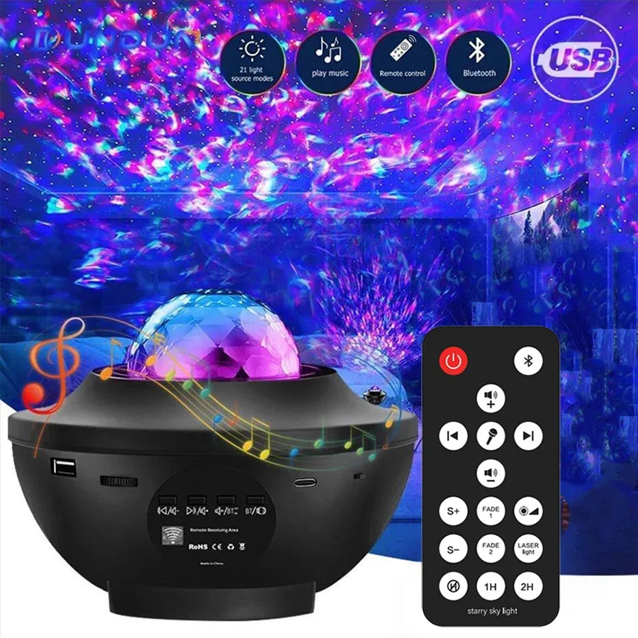 New LED Starry Galaxy Projector